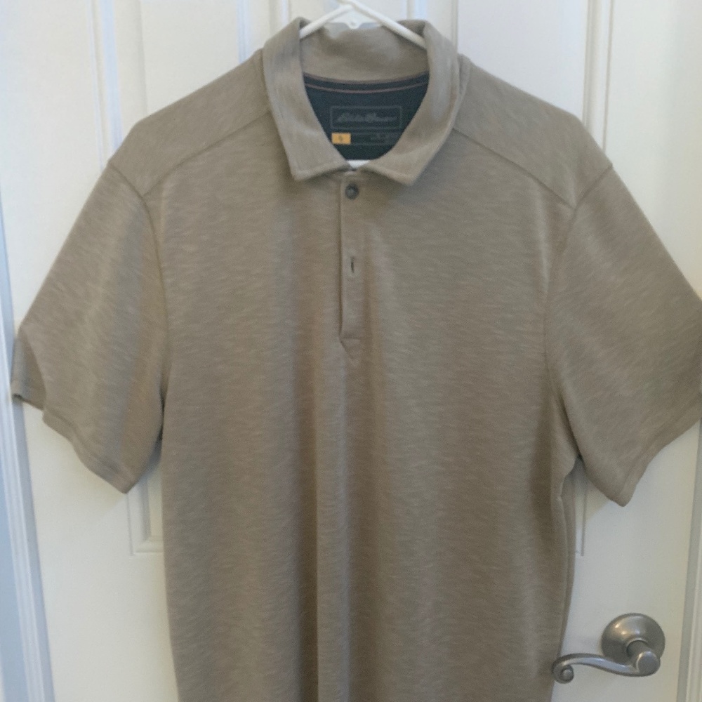 Eddie Bauer - Polo - Tan - Large Tall